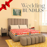 Grace Bed + Ottoman + Side Tables + MoltyFoam Mattress + MoltyPillow Pair